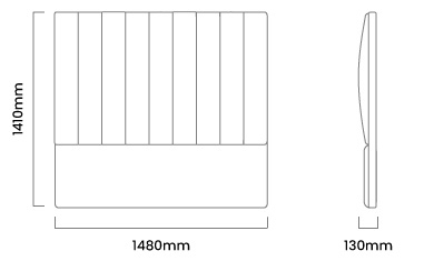 cielo_harlem_headboard_double_alaska_grey_dimensions